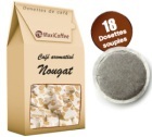 Caf� dosettes souples aromatis� nougat x 18