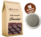 Caf� dosettes souples aromatis� chocolat x 18