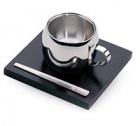 Tramontina -  Tasse espresso ronde + soucoupe carr�e X 1