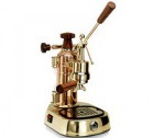 La Pavoni     Europiccola cuivre et laiton poign�es bois ERH