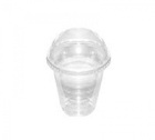 100 gobelets transparents 36 cl + couvercles bomb�s
