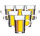 6 verres � th� avec anse - 23 cl
