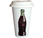 Mug Isotherme Coco-Cola Bouteille + couvercle silicone