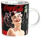 Mug Classique Pin Up Coca-Cola Noir