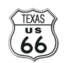Plaque en T�le : Route 66 TEXAS