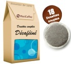 Caf� dosettes souples - Caf� d�caf�in� x18