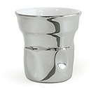 Set 6 verres en porcelaines argent�s I bicchierini