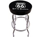 Tabouret de bar noir Route 66
