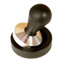 Tamper   58 mm  Acier Bumper� convexe en acier inoxydable