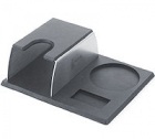 Tamper station en acier qualit� 18/10 + tapis - Motta
