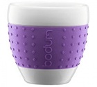 2 tasses � cappuccino Bodum Pavina violet 25 cl