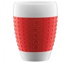 2 tasses � th� Bodum Pavina rouge 40 cl