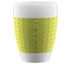 2 tasses � th� Bodum Pavina vert 40 cl