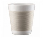 2 tasses � caf� Bodum Canteen Bande cr�me
