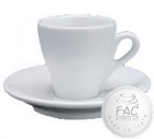 Set 6 tasses et sous tasses espresso Barista ACF