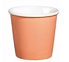 Tasse expresso couleur orange x4
