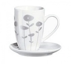 Tasse expresso blanche en porcelaine Flora - ASA