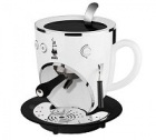 Bialetti  Tazzona Tazzona Bialetti Noir & Blanc + offre cadeaux