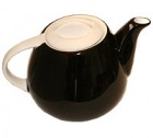 Th�i�re noire en porcelaine de 45 cl