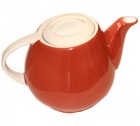 Th�i�re rouge en porcelaine de 45 cl