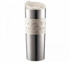 . Travel  Mug Bodum inox/blanc cr�me Bodum - 45 cl
