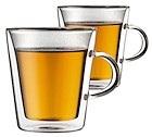 2 verres BODUM CANTEEN 20cl (avec anse)