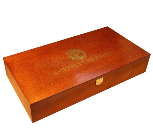 .Coffret en bois vide pour dosettes E.S.E suremball�es