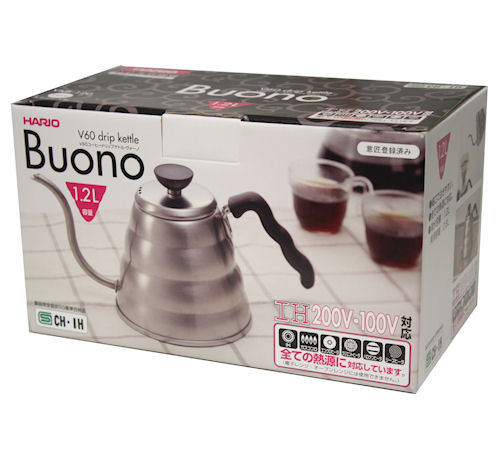 Bouilloire versante Buono Kettle v60 - 1.2L - Hario