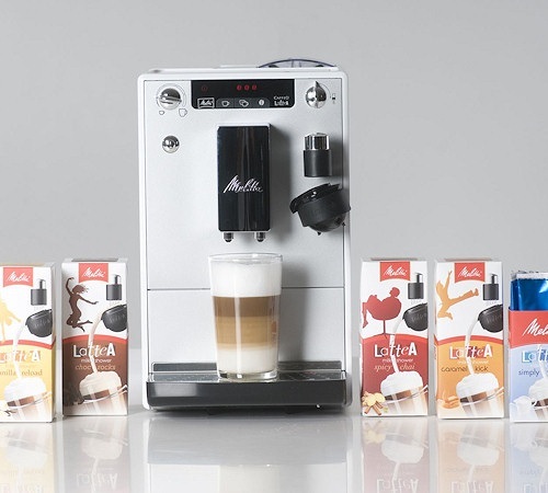 Melitta Caffeo Lattea Blanc / Argent + Offre cadeaux