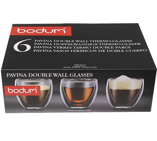 6 verres BODUM PAVINA  8cl
