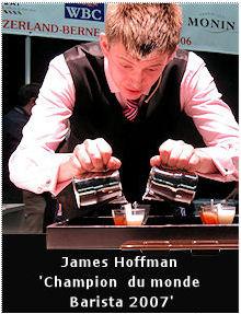 James Hoffman champion du monde barista 2007