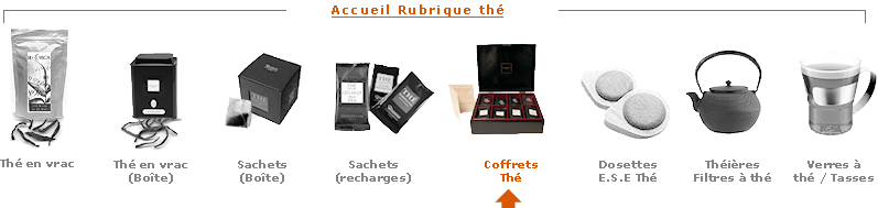 Votre coffret th� quelque soit la circonstance : f�te des m�res, f�te des p�res, anniversaire, no�l. Une s�lection des meilleurs th�s (Dammann, Palais des th�) en coffrets cadeaux