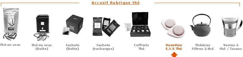 Th�, th� en vrac, th� en sachet : Acheter Dammann, Palais des Th�s