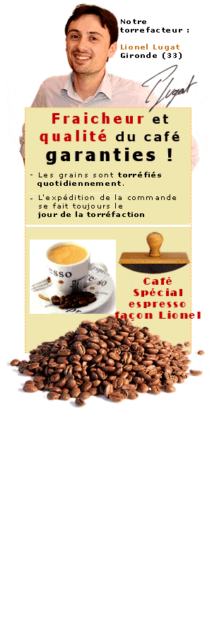 Caf� en grains sp�cial caf� espresso
