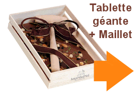 Acheter du chocolat sous toutes ses formes : chocolat en poudre, tablettes, cacao, napolitain Monbana et bein d'autres gourmandises