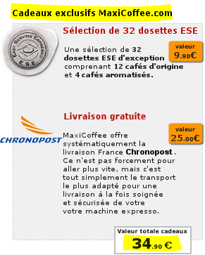 Cadeaux dosettes expresso E.S.E