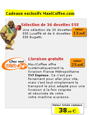 Offre de caf� Lucaff� pour Casa Bugatti Diva