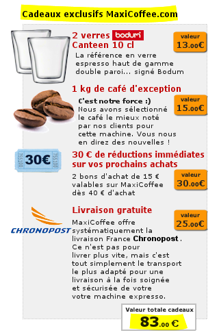 L'offre cadeau unique pour Jura ENA et Jura IMPRESSA