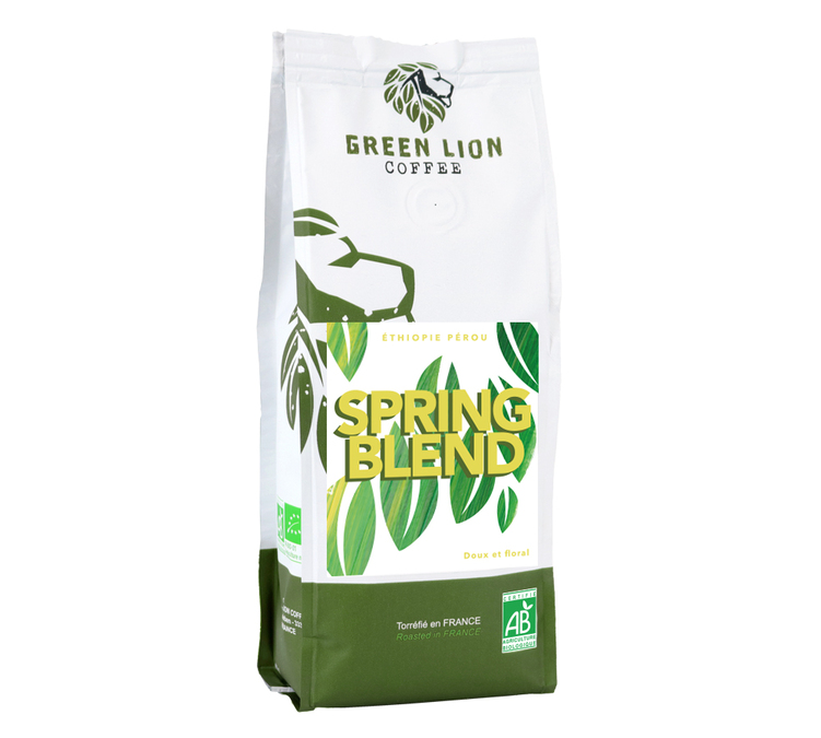 cafe green lion coffee spring blend
