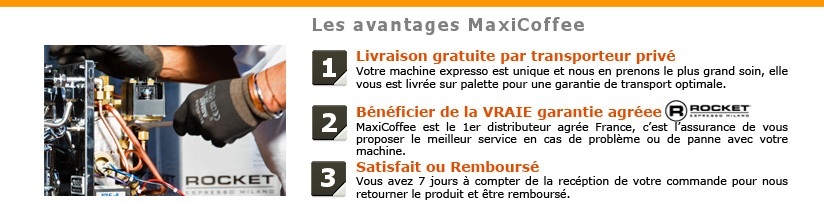 Les avantages MaxiCoffee
