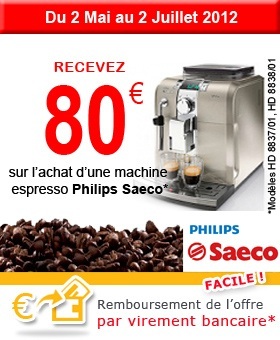 Philips Saeco : D�tail du remboursement