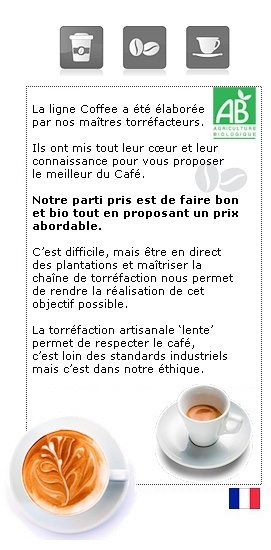 caf� bio grain Arabica : Black Coffee