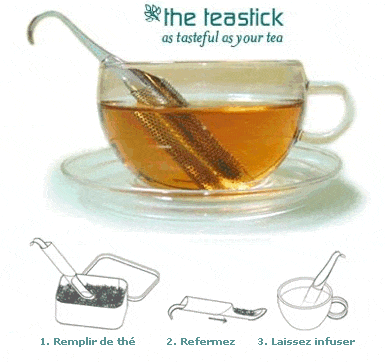 TeaStick - Infuseur de th� pour infuser votre th�