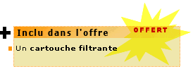 Cartouche filtrante pour Thermos Krystal Pure
