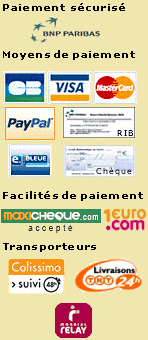 Carte bancaire - Visa - Mastercard - Paypal