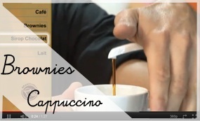 Brownies cappuccino