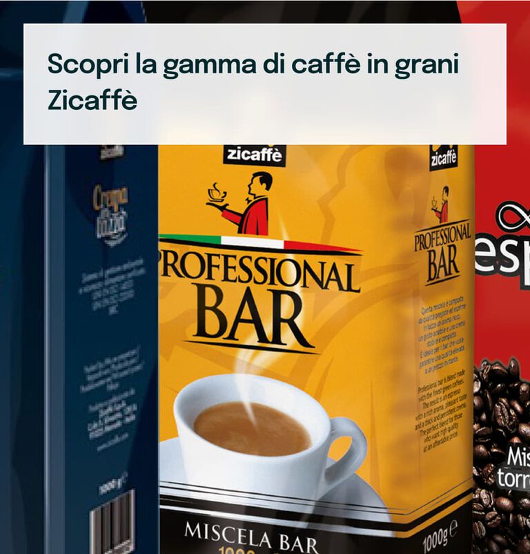 gamma di caffe in grani zicaffe