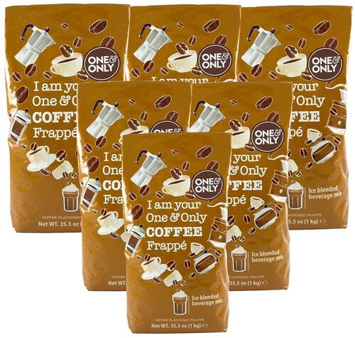 One and Only Coffee Flavoured Frapp&eacute; - 6 x 1kg
