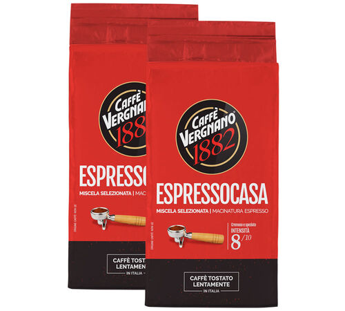 2 x 250 g - Caf&eacute; moulu - Espresso Casa - CAFF&Egrave; VERGNANO
