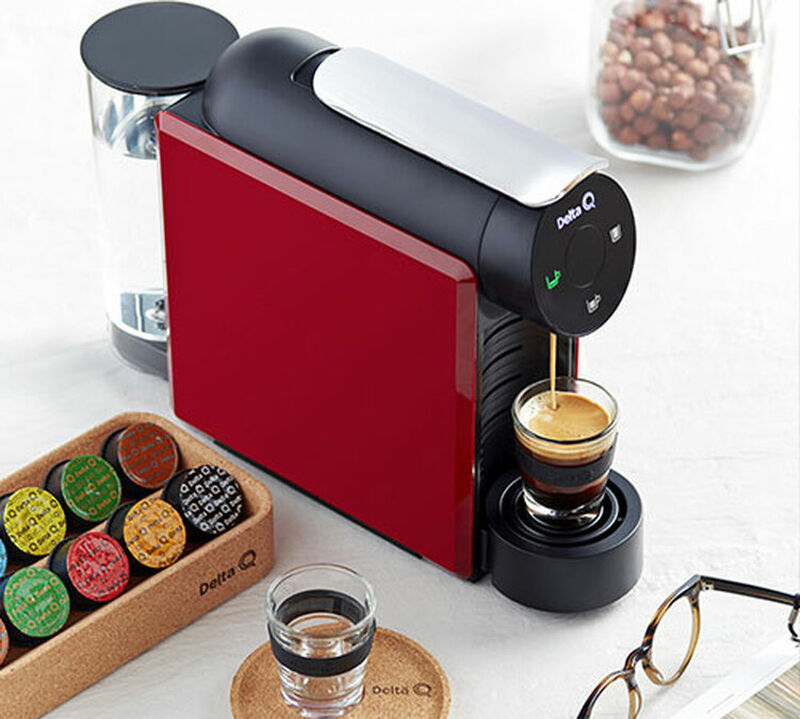 Machine &agrave; caf&eacute; capsules Delta Q Mini Qool - Rouge + Offre cadeau image number 5